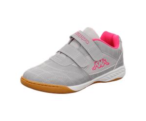 Kappa KICKOFF K Footwear K,silver/pink für Kinder, grau, Größe 27 EU