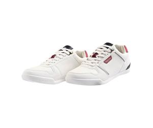Kappa Lenom Sportschuhe für Herren, Weiß/Rot (Dk), 45 EU