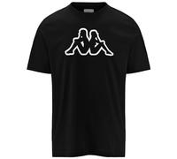 Kappa Logo Cromen T-Shirt für Herren, Schwarz, Large