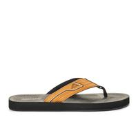 Kappa Logo Seaf Bequeme und stilvolle Flip-Flops, Schwarz und Gelb Tan, Größe 44