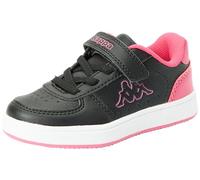 Kappa Malone Babyschuhe, Uni, Schwarz/Rosa, 25 EU
