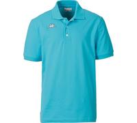 Kappa Poloshirt Kurzarm, sportlich Elegantes Polo für Herren, Polohemd aus 100% Baumwolle, Herrenbekleidung, türkis, Gr. M