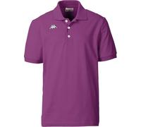 Kappa Poloshirt Kurzarm, sportlich Elegantes Polo für Herren, Polohemd aus 100% Baumwolle, Herrenbekleidung, violett, Gr. M