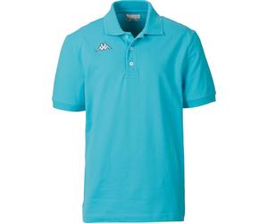 Kappa Poloshirt Kurzarm, sportlich Elegantes Polo für Herren, Polohemd aus 100% Baumwolle, Herrenbekleidung, türkis, Gr. L