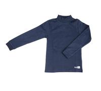 Kappa Rollkragenshirt für Jungen/Mädchen - Warmes Baumwollshirt für Kinder, blau, 6 Jahre