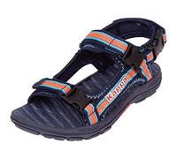 Kappa Rusheen Kids, Unisex-Kinder Riemchensandalen, Blau (Navy/Coral 6729), 25 EU (7.5 UK)