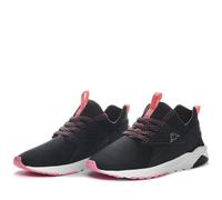 Kappa San Puerto Lace Jr, Unisex-Sneaker für Erwachsene, Schwarz/Rosa, 35 EU