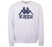 Kappa SERTUM RN Herren Sweatshirt Weiss 703797 001, Bekleidungsgröße:S
