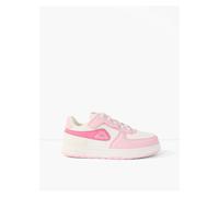 Sneaker KAPPA "KORA", Mädchen, Gr. 34, pink (rose, weiß, pink), Synthetik, Schuhe Sneaker, Mit praktischem Klettverschluss (44906421-34) rose, weiß, pink