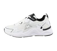 Kappa Sneaker Damen, Farbe:White-Black, Größe:36