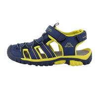 Kappa Supremo Mädchen 95k0393001 Sandale, Navy Yellow, 35 EU
