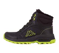 Kappa GRANE K Unisex Kids, black/lime für Kinder, schwarz, Gr. 28 EU
