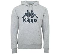 Kappa Unisex Hooded Sweatshirt Grey 705322 18M, Bekleidungsgröße:M
