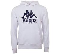 Kappa Unisex Hooded Sweatshirt White 705322 001, Bekleidungsgröße:L