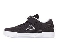Kappa Unisex Kinder Dalton Ice Sneaker, 1110 Black/White,37 EU