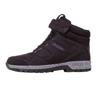 Kappa Lithium Kids Hohe Sneaker, Schwarz (Black/Grey 1116), 30 EU