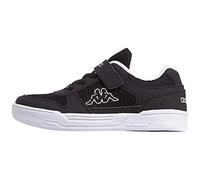 Kappa Unisex Kinder Sneaker Turnschuh 260779 Schwarz, Schuhgröße:30 EU