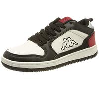 Kappa Unisex Lineup Low Unisex sports shoes, 1120 Black Red, 38 EU