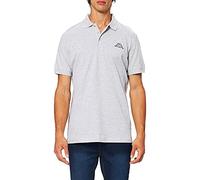 Kappa Unisex Polo Shirt Damen Herren 303173 grau, Bekleidungsgröße:M