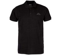 Kappa Unisex Polo Shirt PELEOT Damen Herren 303173 schwarz, Bekleidungsgröße:M
