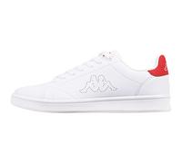Kappa Unisex STYLECODE: 243049 Limit Sneaker, White/Red, 40 EU