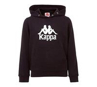 Kappa Kapuzensweatshirt AUTHENTIC TAINO KIDS, mit plakativem Logoprint 140 schwarz Kinder Sweatshirts Sweatjacken Jungenkleidung 140 schwarz