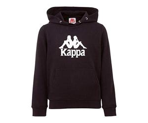 Kappa Unisex Taino Hooded Sweatshirt Kids Kapuzenpullover Hoody 705322J Schwarz, Bekleidung:152