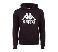 Kappa Unisex Taino Hooded Sweatshirt Pullover Hoody 705322 Schwarz, Bekleidungsgröße:M