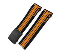 KAPPDE Uhrenarmband aus Naturkautschuk, passend für Tissot T048.417/T048.427 T-RACE T048, weiches Sport-Silikon-Uhrenarmband, Faltschließe, 20 mm