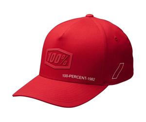 Kappe 100 % Shadow Flexfit rot S/M