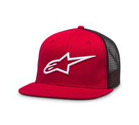 Alpinestars Herren Corp Trucker Baseball Kappe, Rot Schwarz, Einheitsgröße EU