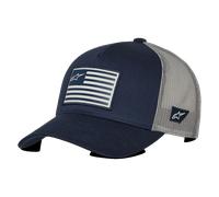 Alpinestars Flag Snapback Deckel One Size Navy / Grey (Herstellerartikelnummer: 1211-81013-7011-OS)