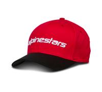Kappe Alpinestars Linear Rot/Schwarz/WeißXL lang Rot,Schwarz,Weiß