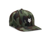 Fox Racing Herren Standard Fox Head Tech Flexfit, Grün Camo, L