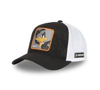 Kappe für Damen & Herren, Daffy Duck, Trucker Cap Looney Tunes, Schwarz/Orange/Weiß, Einheitsgröße