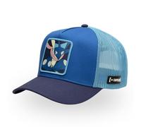 Kappe für Herren & Damen, Pokémon-Trucker-Kappe, verstellbar durch Snapback, Blau / Violett, One size