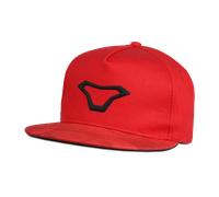 Macna 3D Logo Snapback Kappe, schwarz-rot für Männer