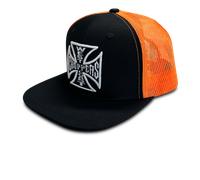 Kappe West Coast Choppers OG Flatbill Schwarz/OrangeEinheitsgröße Schwarz,Orange