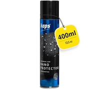 Kaps Nano Protector Imprägnierspray für Leder, Nubuk, Wildleder, Textilien und TEX-Materialien. Nässe- und Schmutzabweisend (400 ml - 13.52 fl. Oz.)