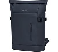 Kapten & Son Rucksack Helsinki 16 L - Rolltop mit 15" Laptopfach, wasserabweisend, Blau