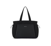 Kapten & Son Hellvi Shopper All Black 25 L | Sporttasche Damen Schwarz | Weekender & Reisetasche mit 16 Zoll Laptopfach, Schuhfach, Flaschenfach & Kofferbefestigung | Gym, Reise, Alltag & Büro