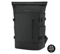 Kapten & Son Helsinki Pro All Black Rucksack in Schwarz