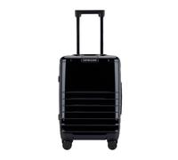 Kapten & Son Koffer Heathrow Essential Cabin All Black 34 L | Handgepäck Koffer 55 x 35 x 22 cm Schwarz | Hartschalenkoffer mit 360 Grad Rollen & TSA Gepäckschloss | Carry On Luggage