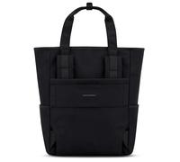 Kapten & Son Rucksack Lindby All Black 18 L | 2in1 Tasche & Rucksack | inkl. Kofferbefestigung, Laptopfach, Flaschenhalterung | Shopper Damen