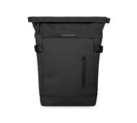 Kapten & Son Rucksack Aarhus All Black | Unisex | Trendiger, praktischer 14L Rucksack | Lässiger Allrounder für Alltag, City und Reisen | Vegan & Wasserabweisend | 16" Laptopfach