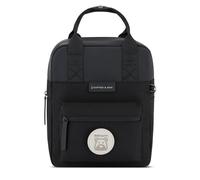 Kapten & Son Rucksack Bergen Kids All Black | Kinderrucksack Schwarz für Kita & Freizeit (4,5 L Volumen; DIN A5), austauschbare Patches, reflektierende Details, Brustgurt |Jungen & Mädchen (2-5 Jahre)