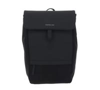 Kapten & Son Rucksack Fyn All Black 13 L | Rucksack Damen & Herren Schwarz | Tagesrucksack mit 14" Laptopfach | Backpack ideal für Uni, City, Arbeit, Reisen