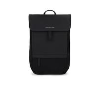 Kapten & Son Rucksack Fyn Classic All Black 11 L | Rucksack Damen & Herren | Tagesrucksack mit 14" Laptopfach | Backpack ideal für Uni, City, Arbeit, Reisen