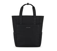 Kapten & Son Rucksack Lindby All Black 18 L | 2in1 Tasche & Rucksack | inkl. Kofferbefestigung, Laptopfach, Flaschenhalterung | Shopper Damen
