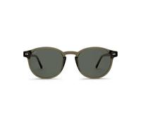 Kapten & Son Sonnenbrille Marais Transparent Olive Green | Unisex | Stylische Sunglasses mit formschöner Fassung aus hochwertigem Acetat | Zuverlässiger Sonnen- und UV-Schutz | Rahmenbreite: 138mm